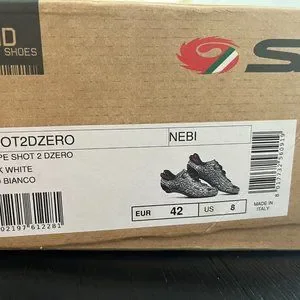 Sidi Shot 2 DZero Shoes in Nero Bianco- Size 42 $_57.JPG?set_id=880000500F main image 4